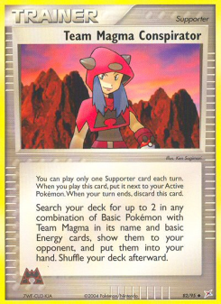 Team Magma Conspirator - pokemon TCG Card