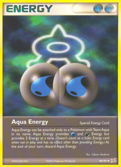 Aqua Energy - pokemon TCG Card