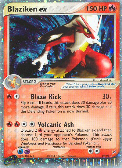 Blaziken ex - Pokémon TCG Card