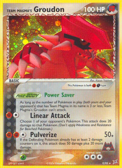 Team Magma's Groudon - pokemon TCG Card