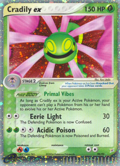 Cradily ex - pokemon TCG Card