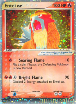 Entei ex - pokemon TCG Card