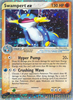 Swampert ex - pokemon TCG Card