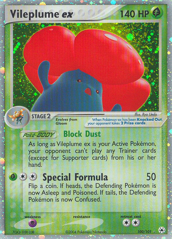 Vileplume ex - Pokémon TCG Card
