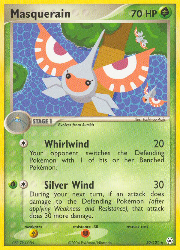 Masquerain - Pokémon TCG Card