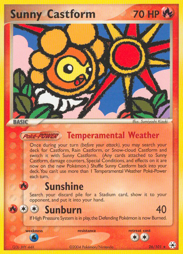 Sunny Castform - Pokémon TCG Card