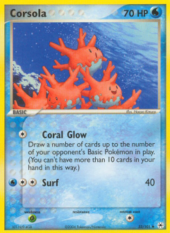 Corsola - pokemon TCG Card