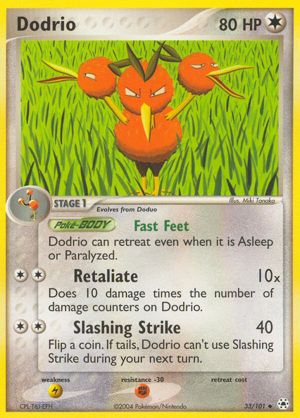 Dodrio - Pokémon TCG Card
