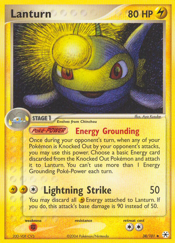 Lanturn - Pokémon TCG Card