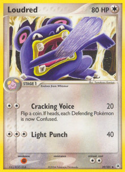 Loudred - pokemon TCG Card