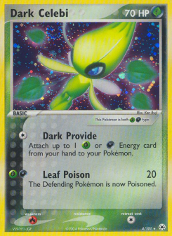 Dark Celebi - pokemon TCG Card