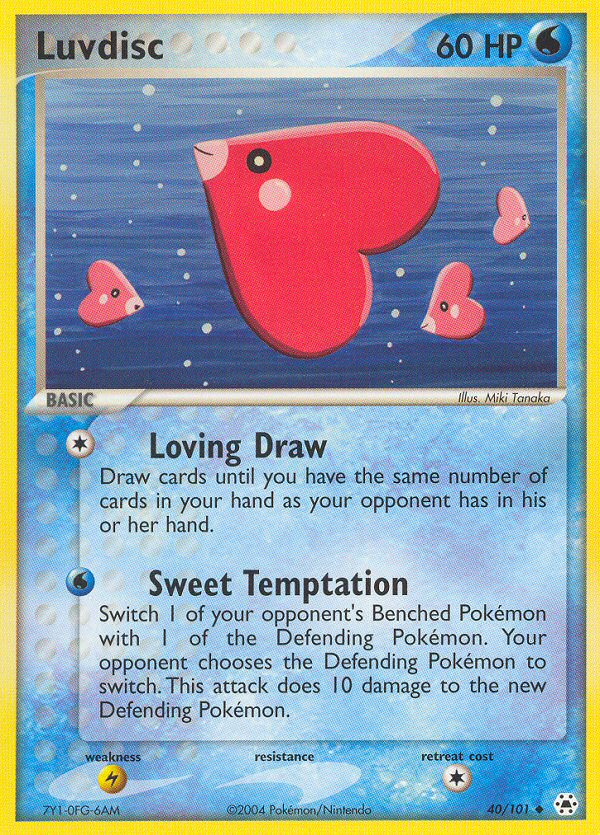 Luvdisc - Pokémon TCG Card