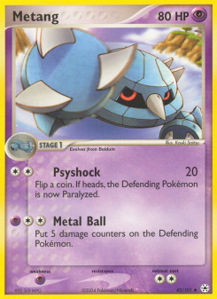 Metang - pokemon TCG Card