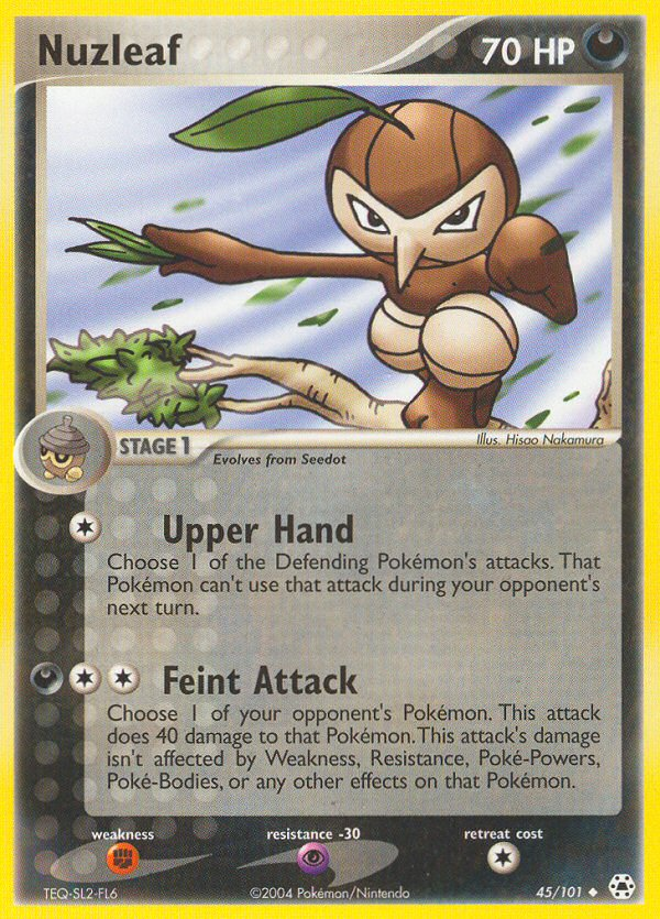 Nuzleaf - Pokémon TCG Card