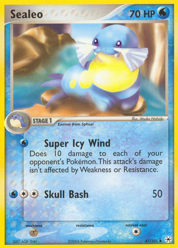Sealeo - Pokémon TCG Card