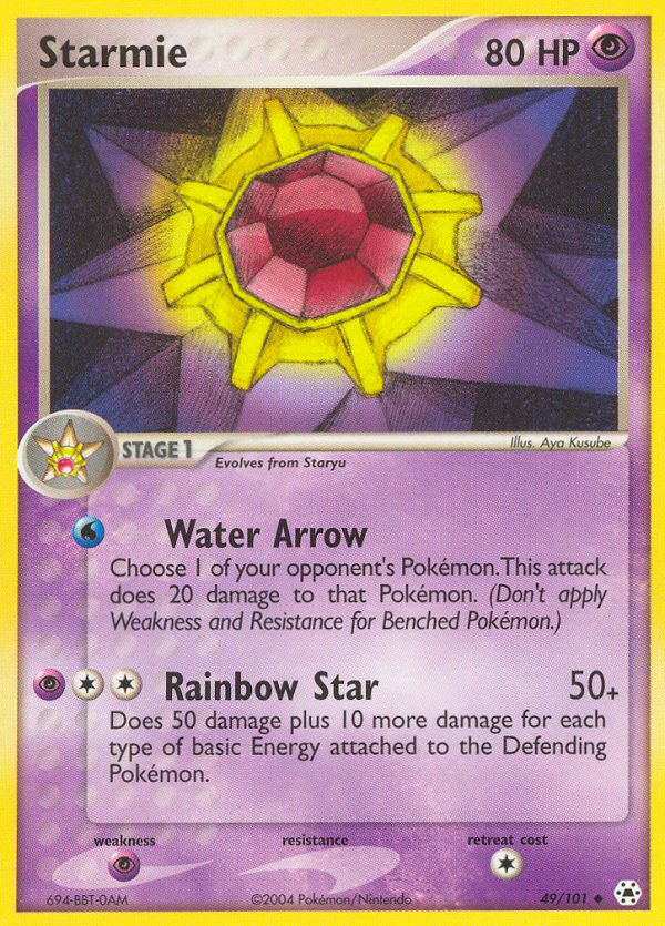 Starmie - Pokémon TCG Card