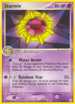 Starmie - pokemon TCG Card
