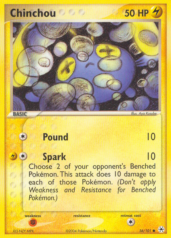 Chinchou - Pokémon TCG Card