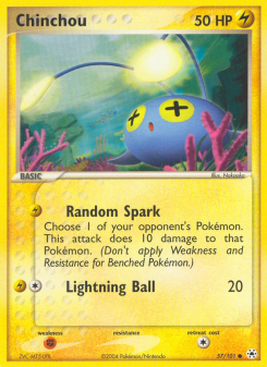 Chinchou - pokemon TCG Card