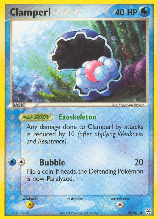 Clamperl - Pokémon TCG Card