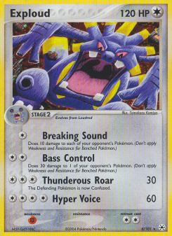 Exploud - pokemon TCG Card