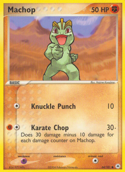Machop - pokemon TCG Card