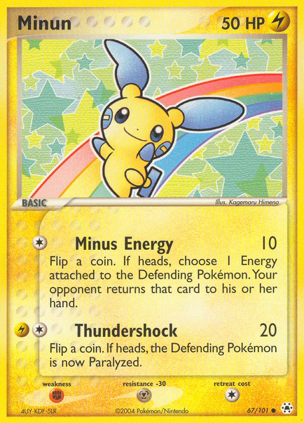 Minun - Pokémon TCG Card