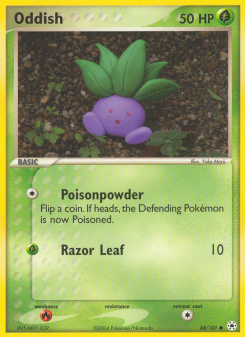 Oddish - pokemon TCG Card