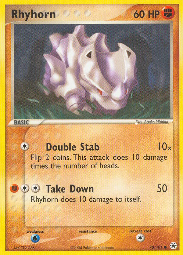 Rhyhorn - Pokémon TCG Card