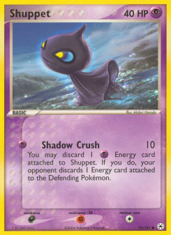 Shuppet - pokemon TCG Card
