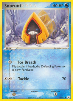 Snorunt - pokemon TCG Card
