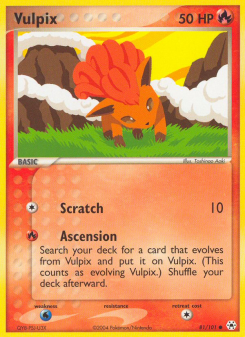 Vulpix - pokemon TCG Card