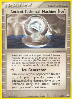 Ancient Technical Machine (Ice) - pokemon TCG Card