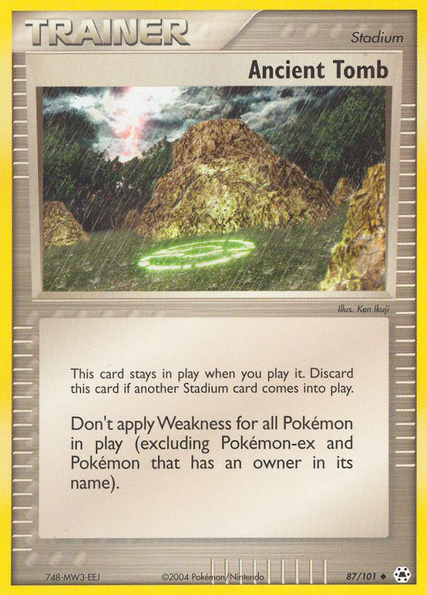 Ancient Tomb - Pokémon TCG Card
