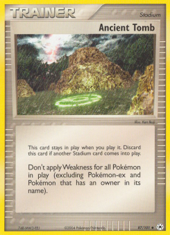 Ancient Tomb - pokemon TCG Card