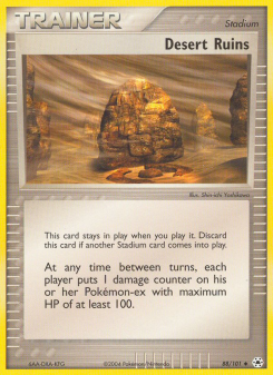 Desert Ruins - pokemon TCG Card
