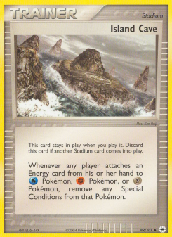 Island Cave - pokemon TCG Card