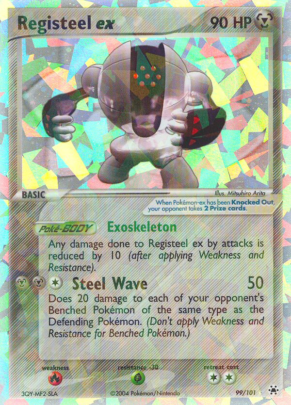 Registeel ex - Pokémon TCG Card