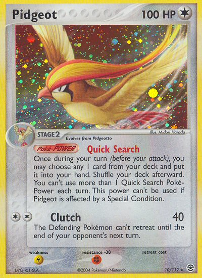 Pidgeot - Pokémon TCG Card
