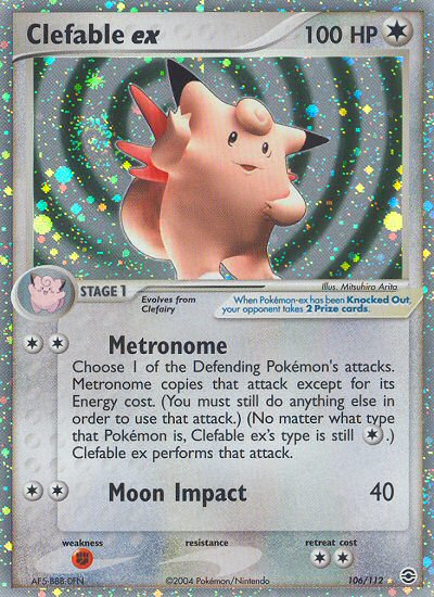 Clefable ex - Pokémon TCG Card