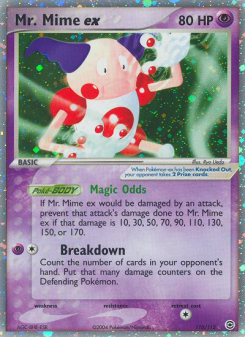Mr. Mime ex - pokemon TCG Card