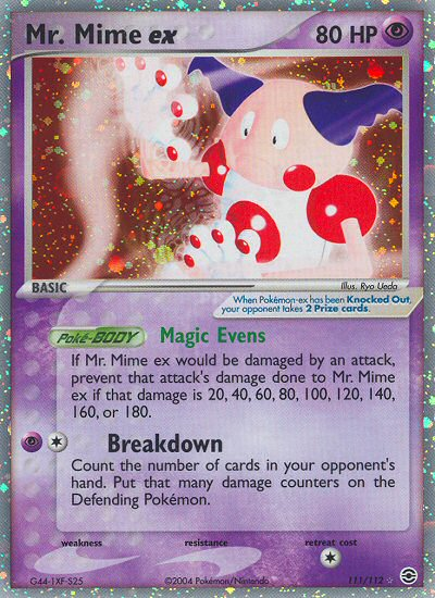 Mr. Mime ex - Pokémon TCG Card
