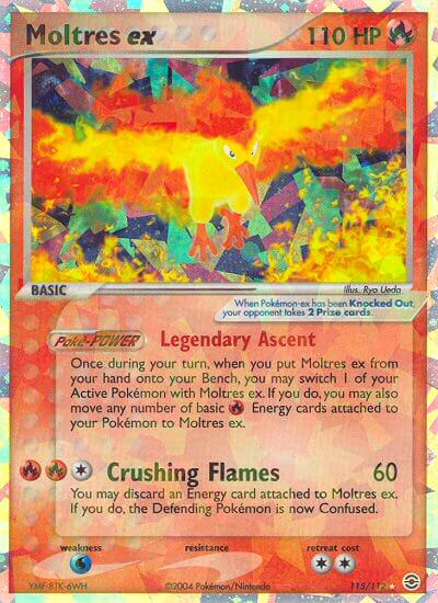 Moltres ex - Pokémon TCG Card