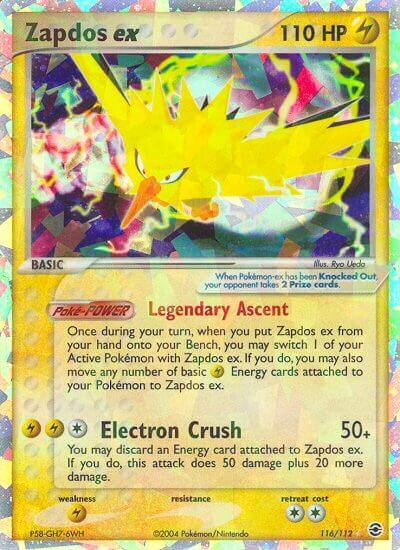 Zapdos ex - Pokémon TCG Card