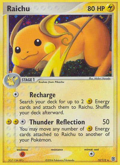 Raichu - Pokémon TCG Card