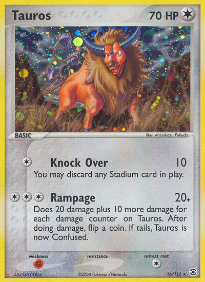 Tauros - Pokémon TCG Card