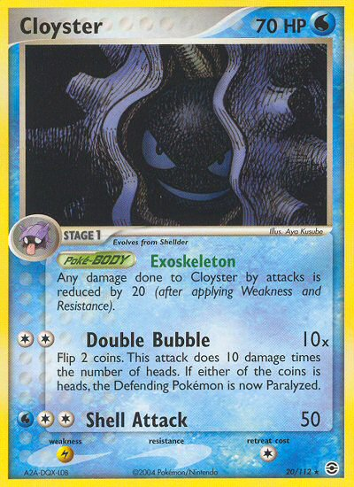 Cloyster - Pokémon TCG Card