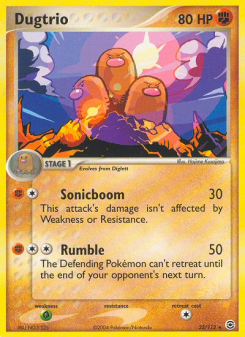 Dugtrio - pokemon TCG Card