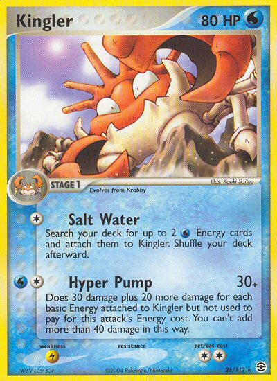 Kingler - Pokémon TCG Card