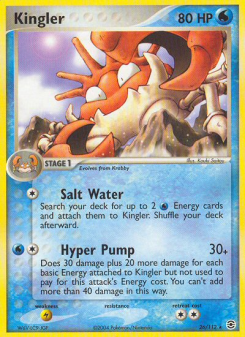 Kingler - pokemon TCG Card
